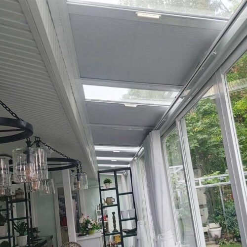 Rèm tổ ong trên kính, rèm tổ ong che nắng giếng trời - Ảnh 4