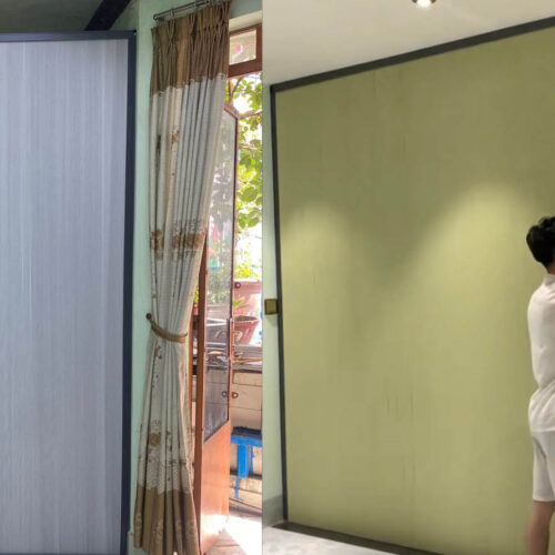 Cửa kéo ngăn lạnh điều hòa cửa tổ ong cửa đi cửa chính - Ảnh 3