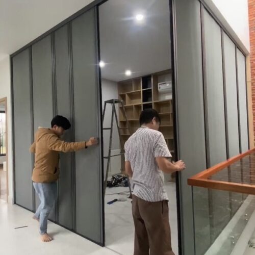 Lắp Vách Ngăn Phòng Chữ T Chia Nhiều Phòng - Ảnh 3