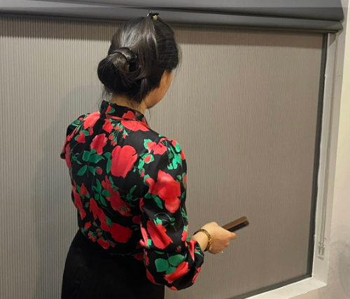 Rèm tổ ong cửa sổ cách nhiệt, cản sáng chống nắng - Ảnh 2