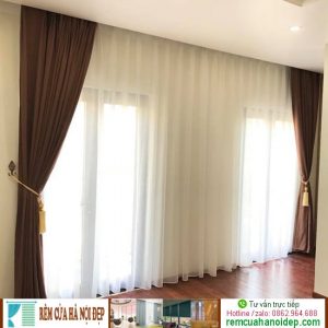 rèm vải đẹp phòng khách