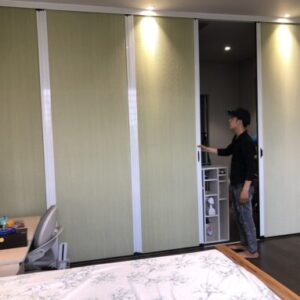 Rèm ngăn lạnh điều hoà xếp xích fnrnl10 bền đẹp
